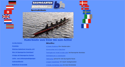 Desktop Screenshot of baumgarten-bootsbau.de